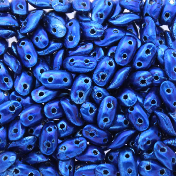 Metalust Crown Blue Wave Bead 5g