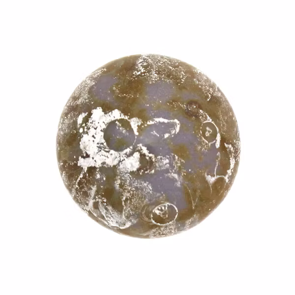 Frost Parme Patina Silver Cabochon Par Puca 18mm 1st
