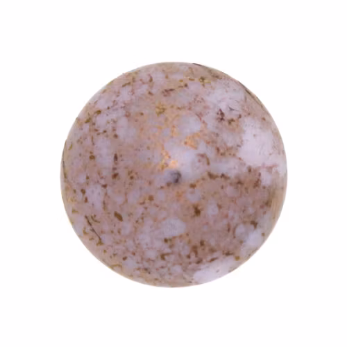 Frost Sweet Pink Teracota Bronze Cabochon Par Puca 18mm 1st