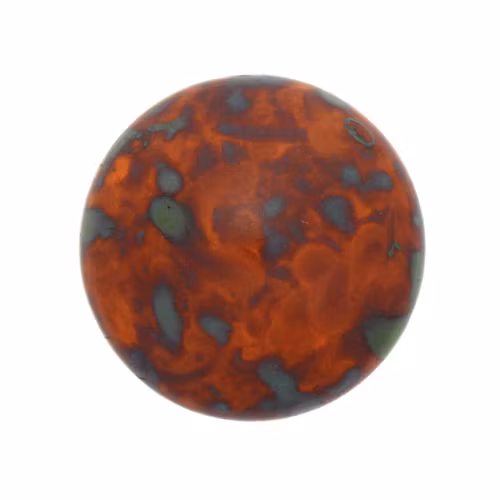 Frost Tangerine Travertin Cabochon Par Puca 25mm 1st