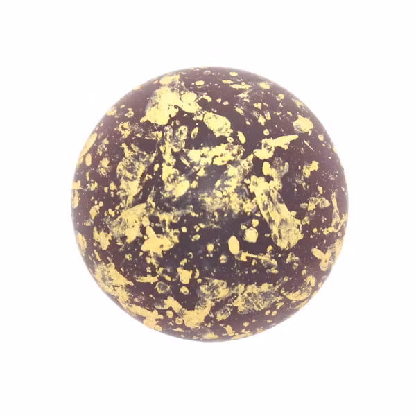 Frost Parme Gold Splash Cabochon Par Puca 18mm 1st