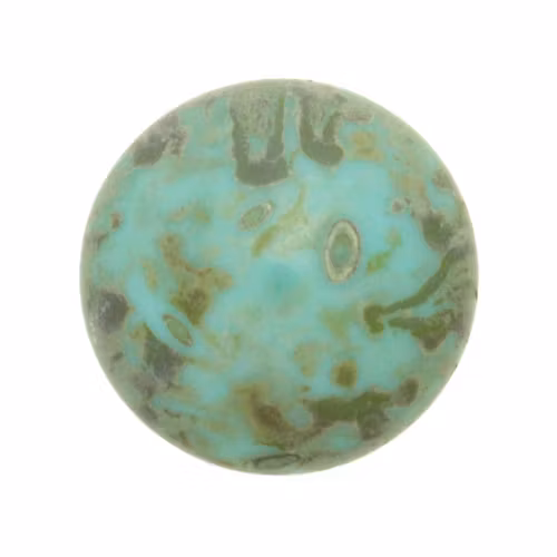 Frost Jade Travertin Cabochon Par Puca 25mm 1st
