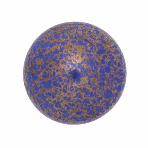 Frost Royal Blue Teracota Bronze Cabochon Par Puca 25mm 1st