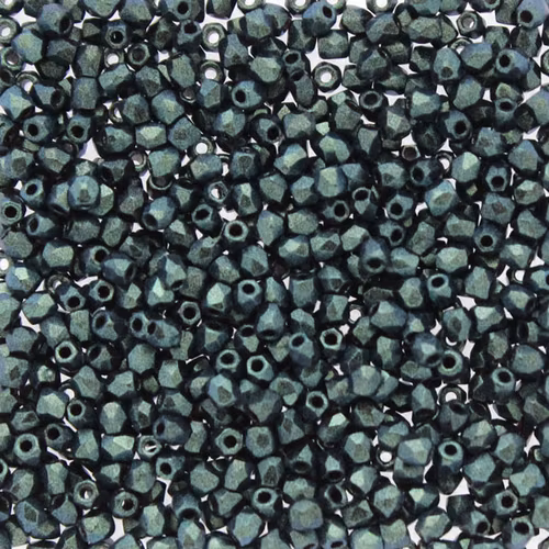 Polychrome Viridian Fire Polish TRUE 2mm 50st