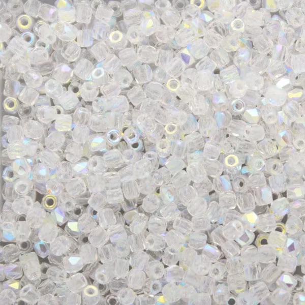 Crystal AB Fire Polish TRUE 2mm 50st