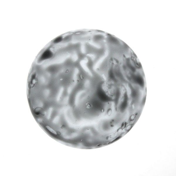 Alabaster Milky Light Grey Cabochon Par Puca 25mm 1st