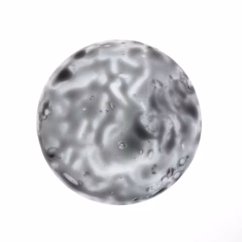 Alabaster Milky Light Grey Cabochon Par Puca 25mm 1st