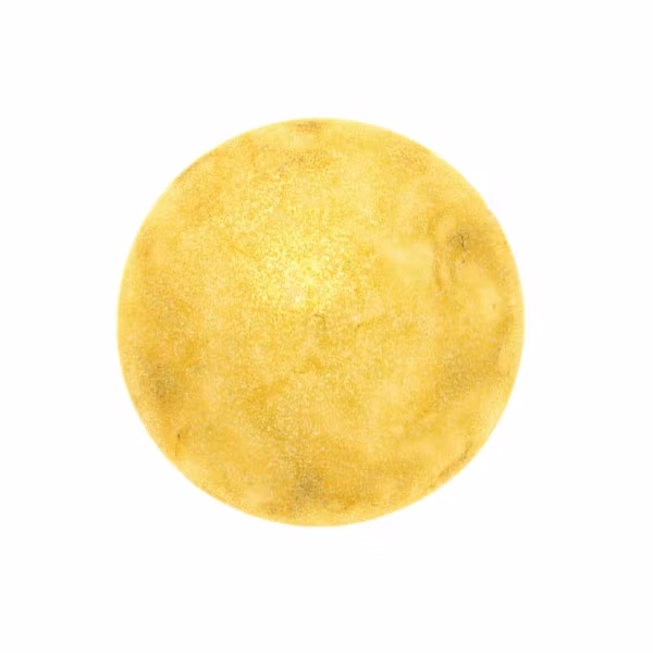 Alabaster Milky Honey Cabochon Par Puca 18mm 1st