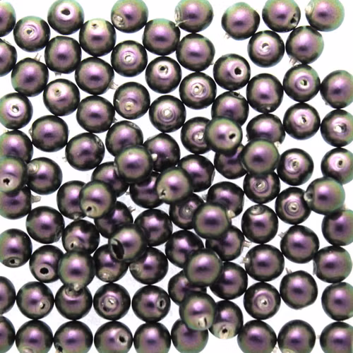 Polynesian Purple Runda/Druks 3mm 100st