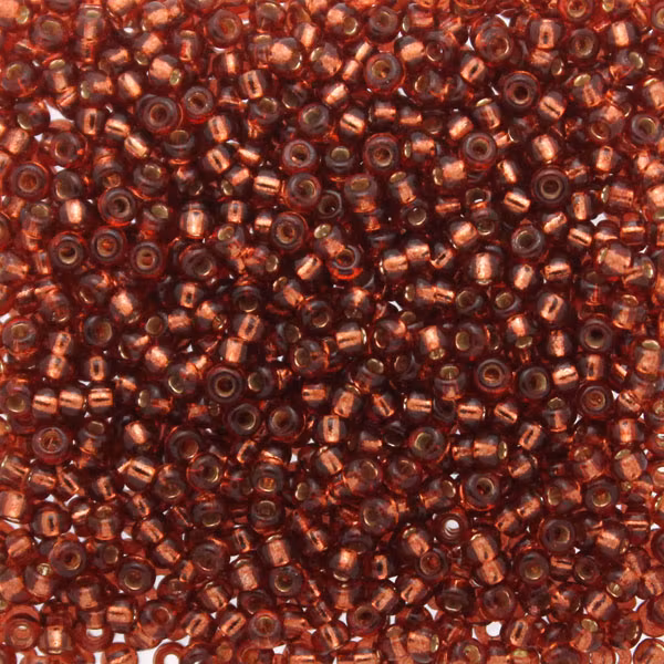 Duracoat Silverlined Dyed Magenta 11-4270 Miyuki Seedbeads 11/0 10g