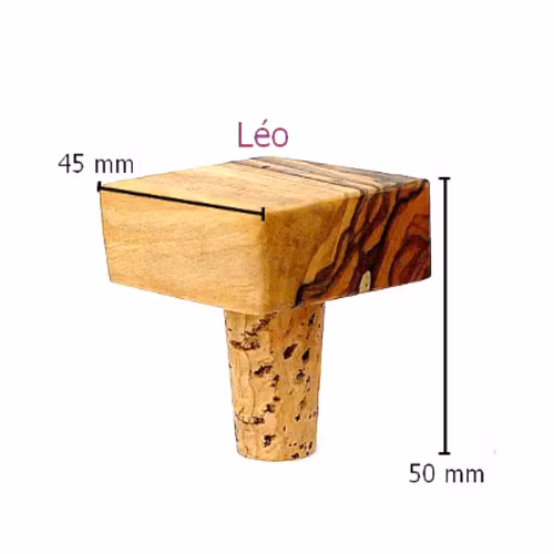 Leo Bottle Stopper Wooden base Par Puca 1st