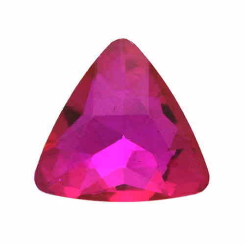 Hot Pink Kinesisk Strass Triangel 23mm 1st