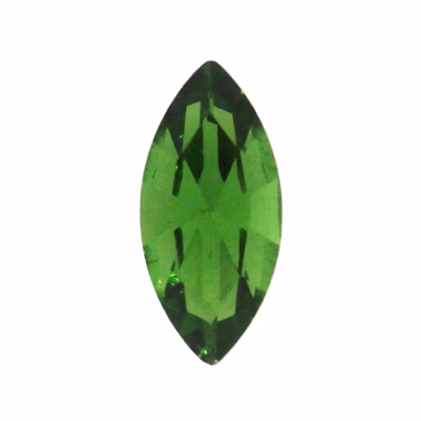Green Kinesisk Strass Navette 10x5mm 4st