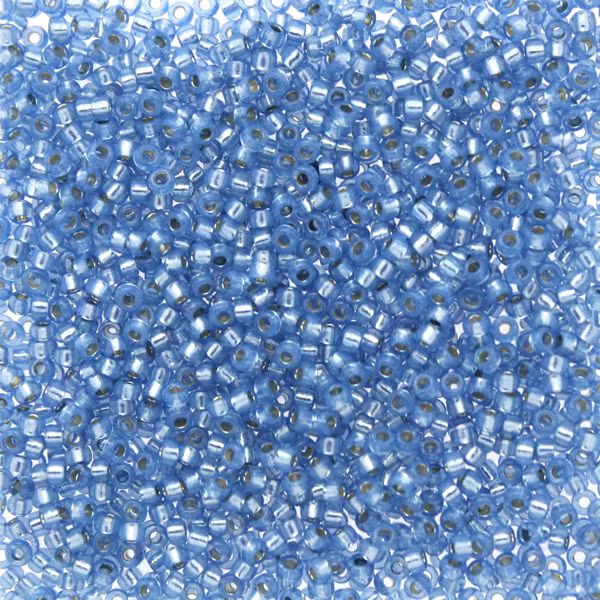 Duracoat Semi-matte Silverlined Dyed Light Bayberry 15-4242 Miyuki Seedbeads 15/0 5g