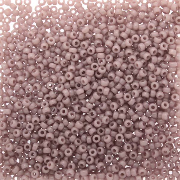 Opaque Mauve 15-0410 Miyuki Seedbeads 15/0 5g