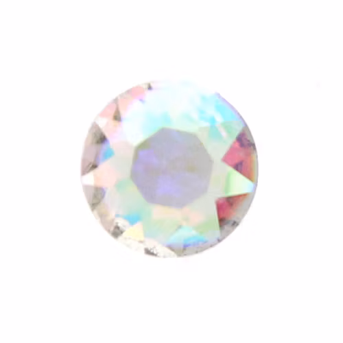 Crystal AB Kinesisk Round Stone 8mm 4st