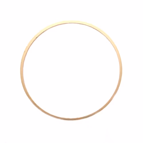 Roséguldfärgad 30mm Metallram Rund 1st