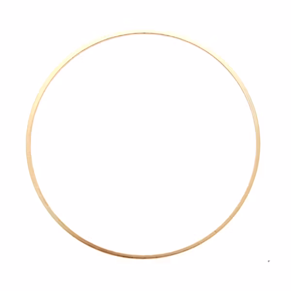 Roséguldfärgad 40mm Metallram Rund 1st