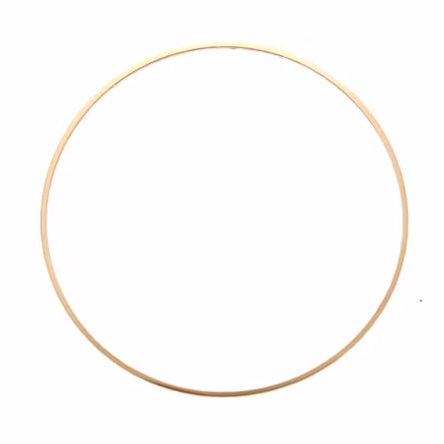 Roséguldfärgad 50mm Metallram Rund 1st