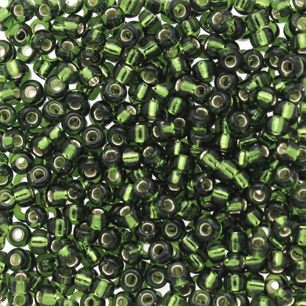 Silverlined Olive 8-0026 Miyuki Seedbeads 8/0 10g