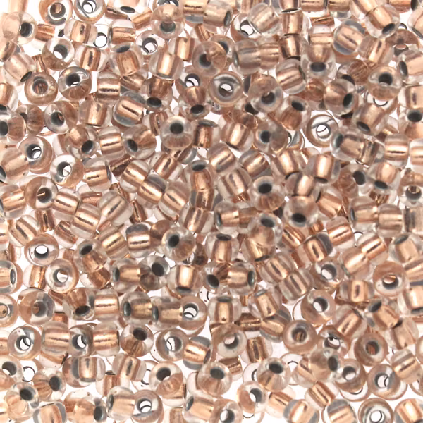 Copper Lined Crystal 8-0197 Miyuki Seedbeads 8/0 10g