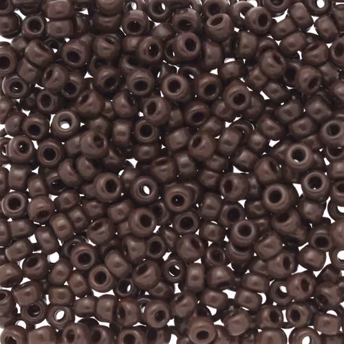 Opaque Chocolate 8-0409 Miyuki Seedbeads 8/0 10g