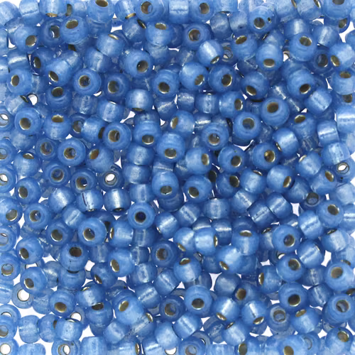 Duracoat Semi-matte Silverlined Dyed Light Bayberry 8-4242 Miyuki Seedbeads 8/0 10g
