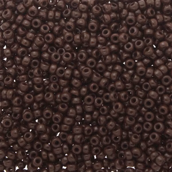 Opaque Chocolate 11-0409 Miyuki Seedbeads 11/0 10g