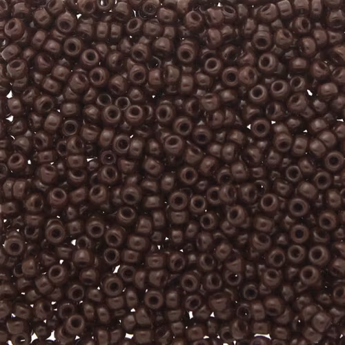 Opaque Chocolate 11-0409 Miyuki Seedbeads 11/0 10g