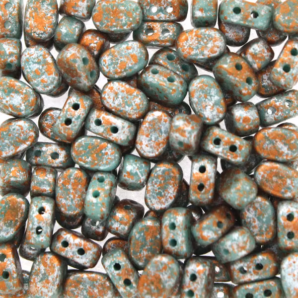 Opaque Green Turquoise Tweedy Copper Lipsi 5g