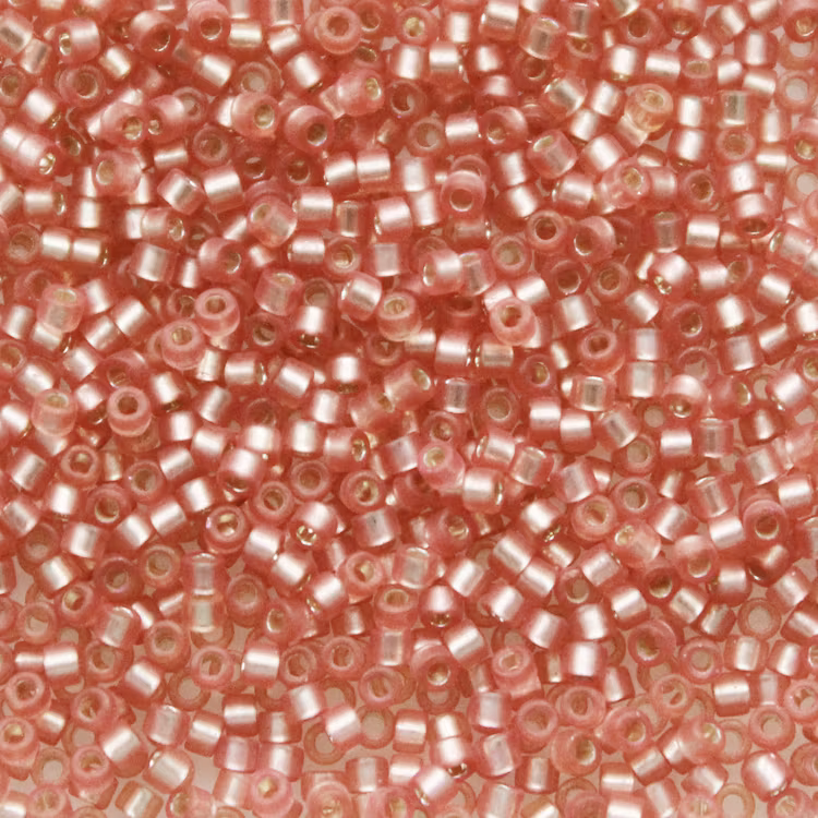 Dyed Semi-matte Silverlined Light Cranberry DB-0685 Delica 11/0 5g