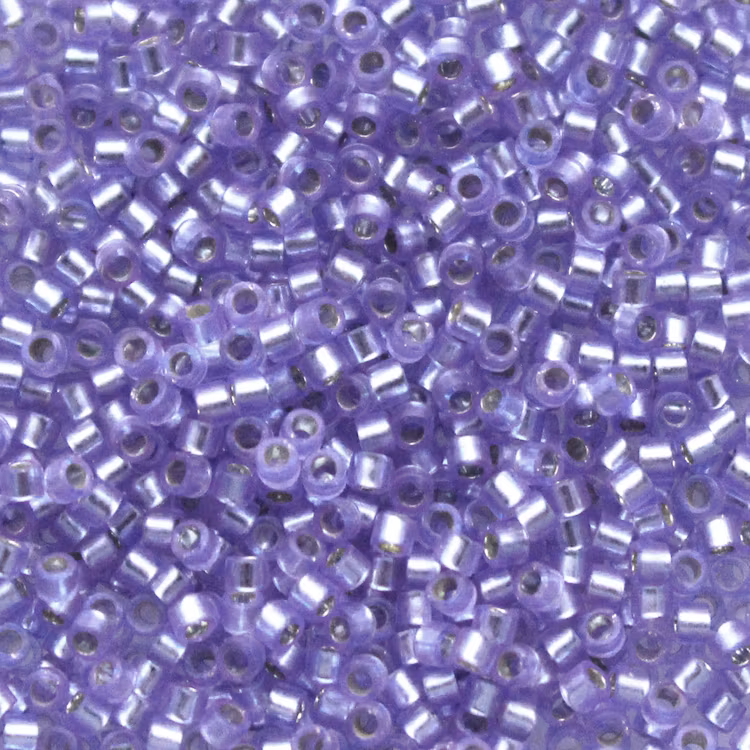 Dyed Semi-matte Silverlined Purple DB-0694 Delica 11/0 5g