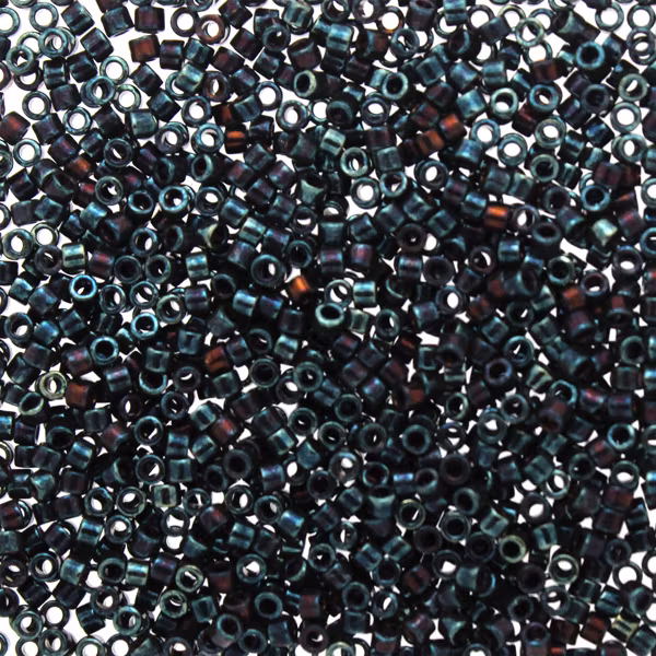 Metallic Midnight Blue Gold Iris DB-1003 Delica 11/0 5g
