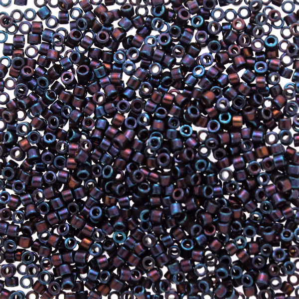 Metallic Dark Plum Gold Iris DB-1004 Delica 11/0 5g