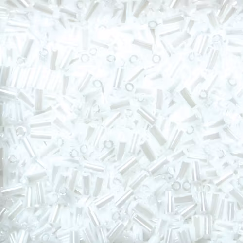 White Pearl Caylon BGL1-0528 Miyuki Bugle Beads 3mm 10g