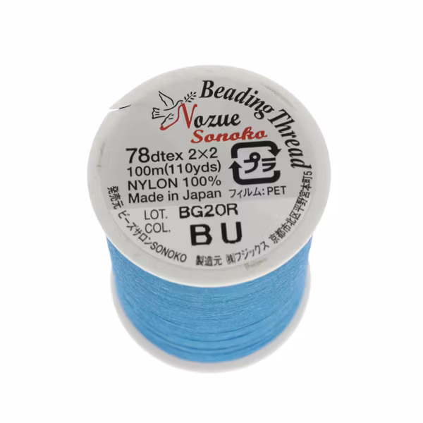 Blue Nozue Sonoko Beading Thread 100m
