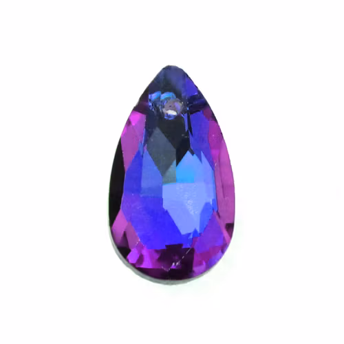 Purple Rainbow Pear Pendant 16x9mm 1st