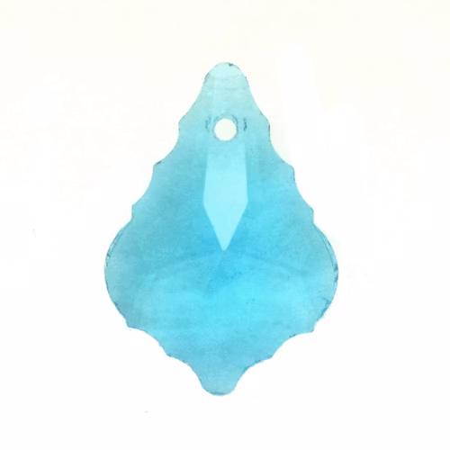 Aqua Baroque Pendant 16x11mm 1st