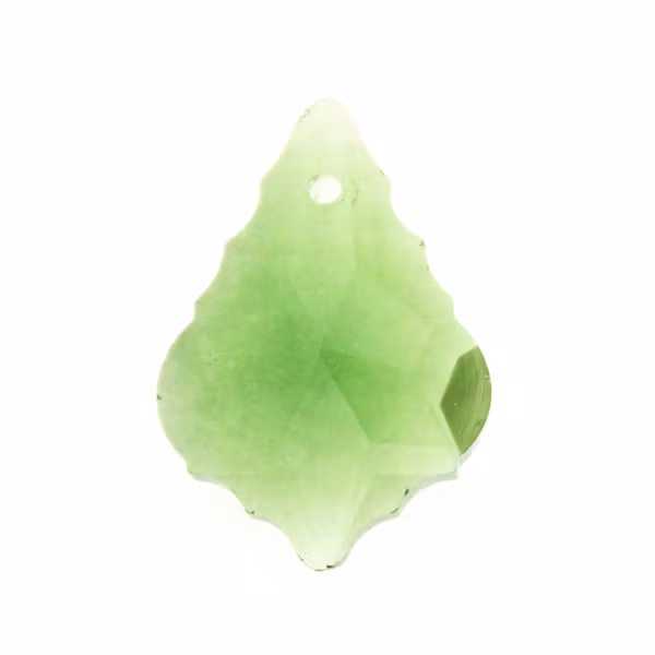 Light Green Baroque Pendant 16x11mm 1st
