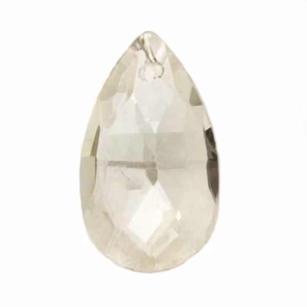 Crystal Luster Pear Pendant 22x13mm 1st