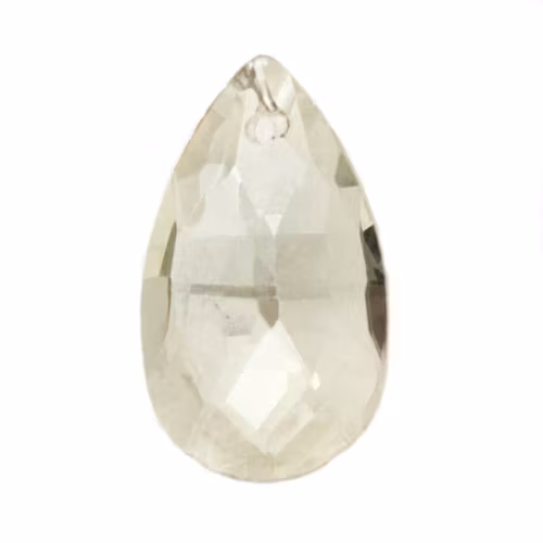 Crystal Luster Pear Pendant 22x13mm 1st