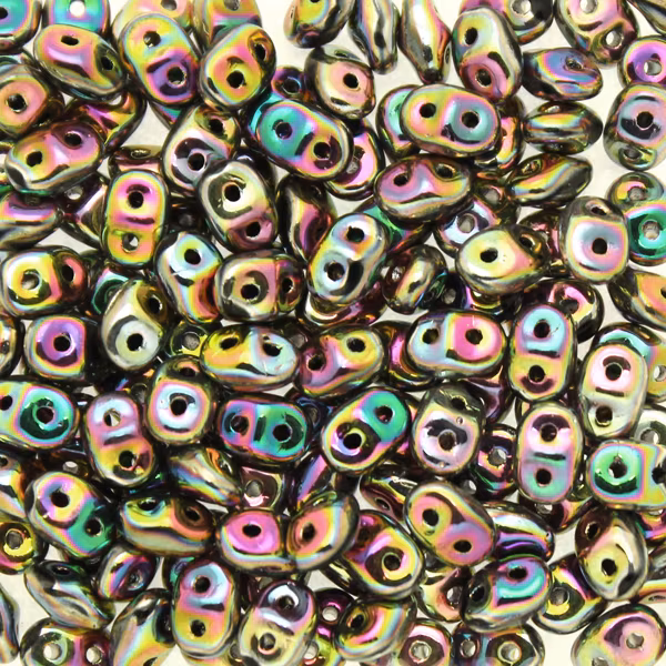 Jet Full Vitrail Green Superduo 10g