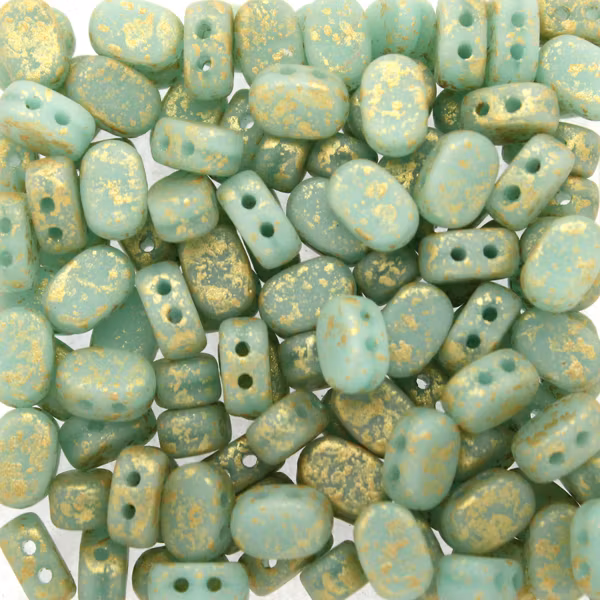 Green Aqua Opal Gold Splash Mat Lipsi 5g