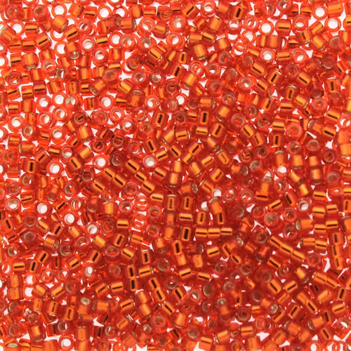 Silverlined Flame Red DB-0043 Delica 11/0 5g