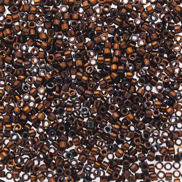 Metallic Dark Copper Gold Iris DB-1002 Delica 11/0 5g