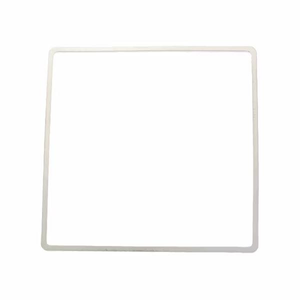 Mörkt Silverfärgad 40x40mm Metallram Fyrkant 1st