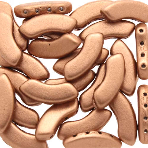 Vintage Copper QuadBow Beads 5g