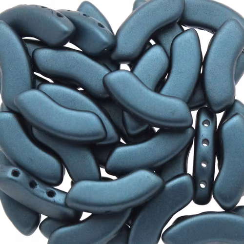 Alabaster Pastel Petrol QuadBow Beads 5g