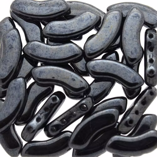 Hematite QuadBow Beads 5g