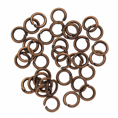 Kopparfärgade Bindringar 3x0,4mm ca. 35st